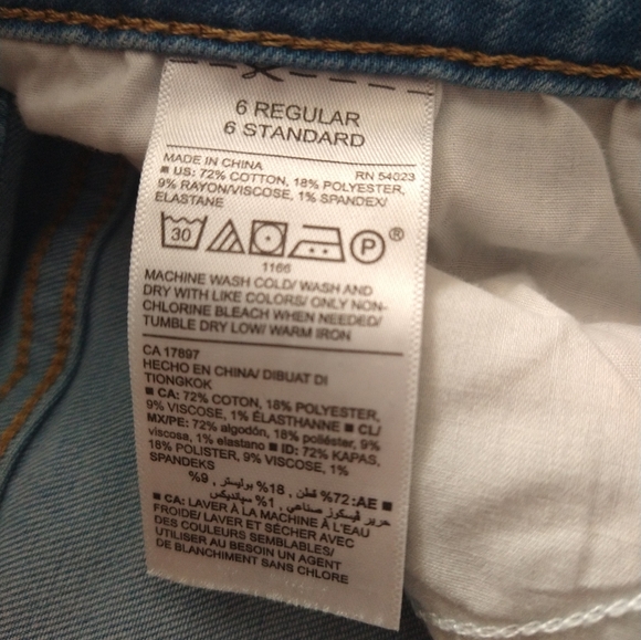 Old navy rockstar jeans size 6 reg - Picture 4 of 5